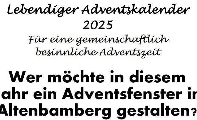 Lebendiger Adventskalender