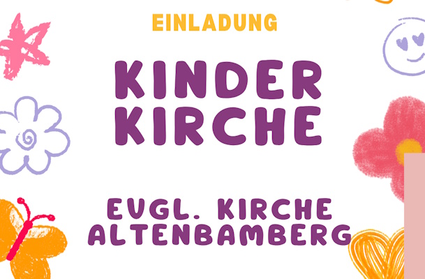 Einladung Kinder Kirche